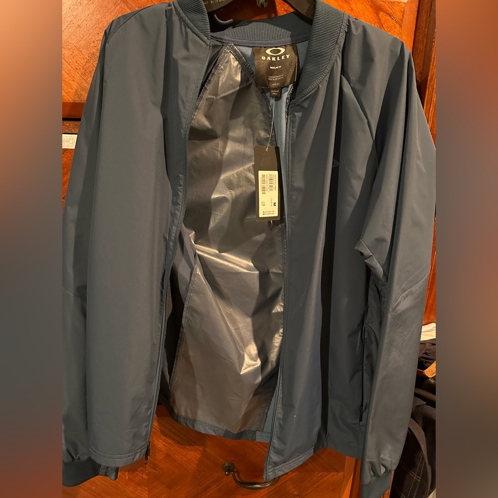 Oakley Men's Gray Windbreaker Jacket